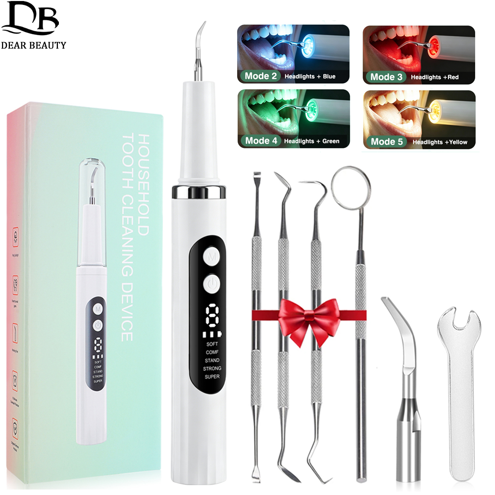 Teeth Whitening Express - Nettoyeur de dents électrique, détartreur dentaire