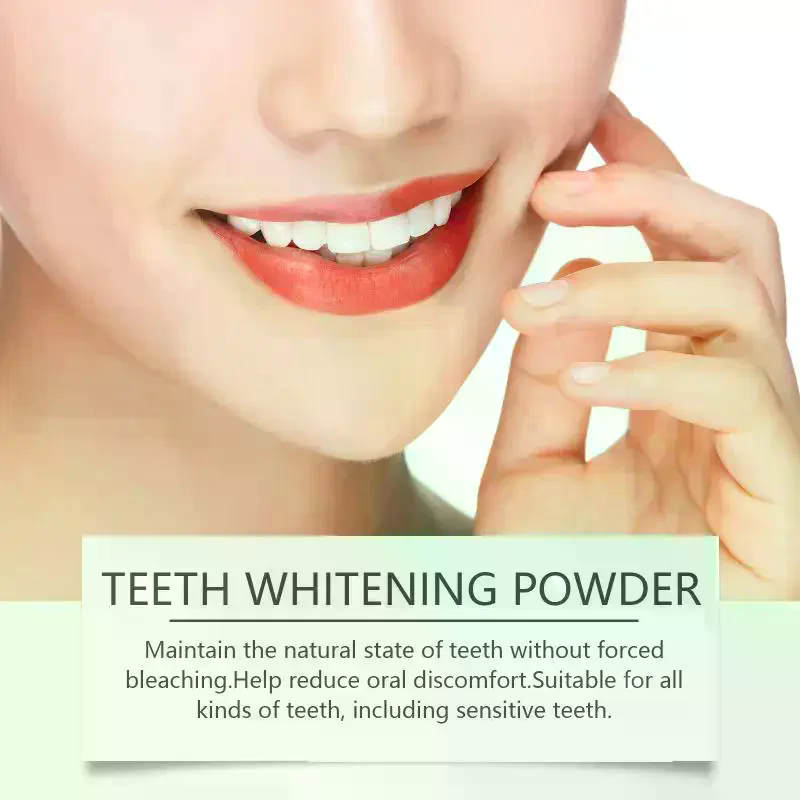 Teeth Whitening Natural - Poudre blanchissante pour les dents, 15g,