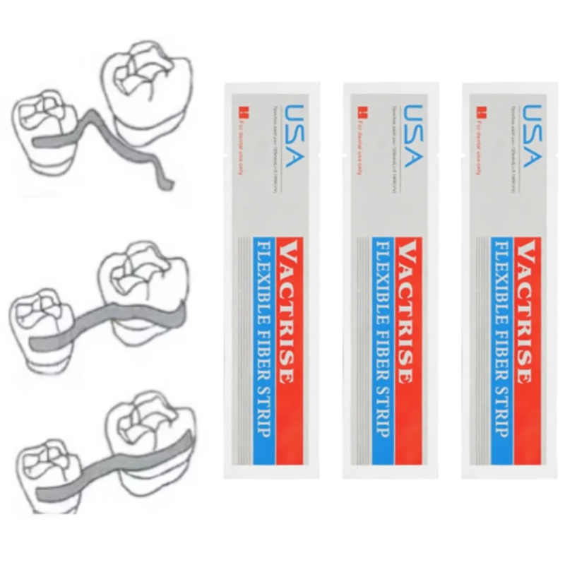 Teeth Whitening Strips Lumineux - 1 pièce Bande de fibre dentaire
