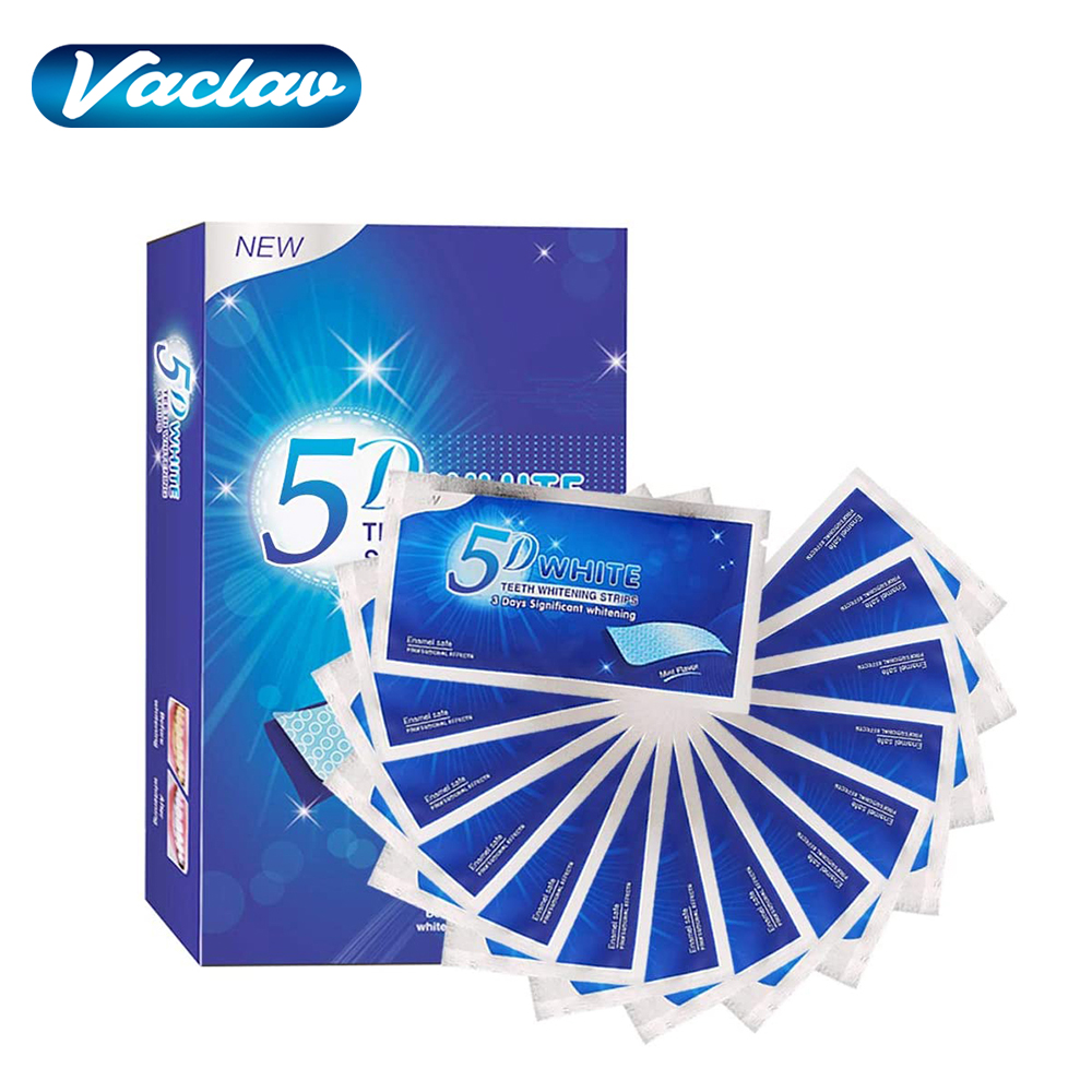 Teeth Whitening Procedure - Bandelettes blanchissantes 5D pour les dents,