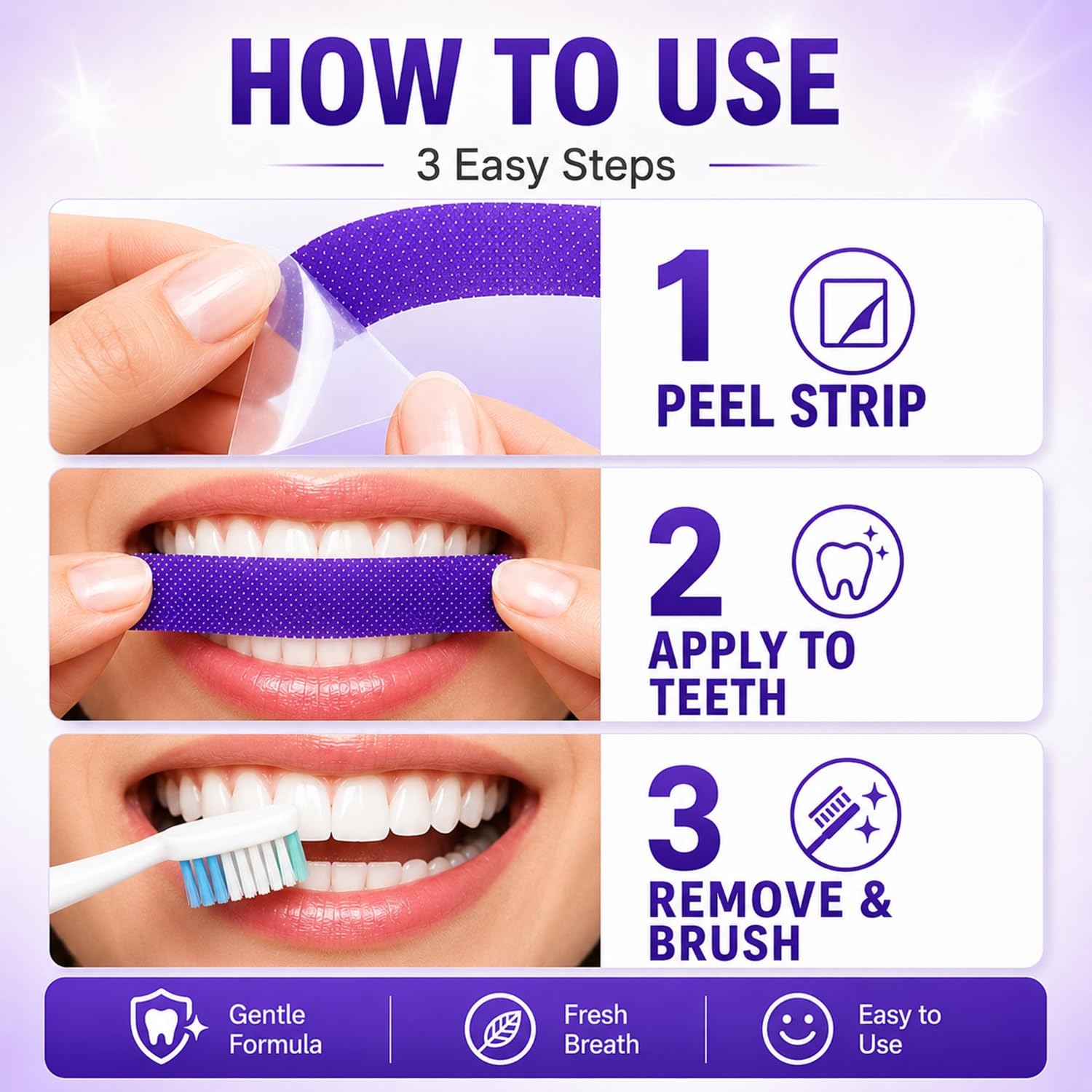 Bandes blanchissantes pour les - Teeth Whitening Quick avis et prix