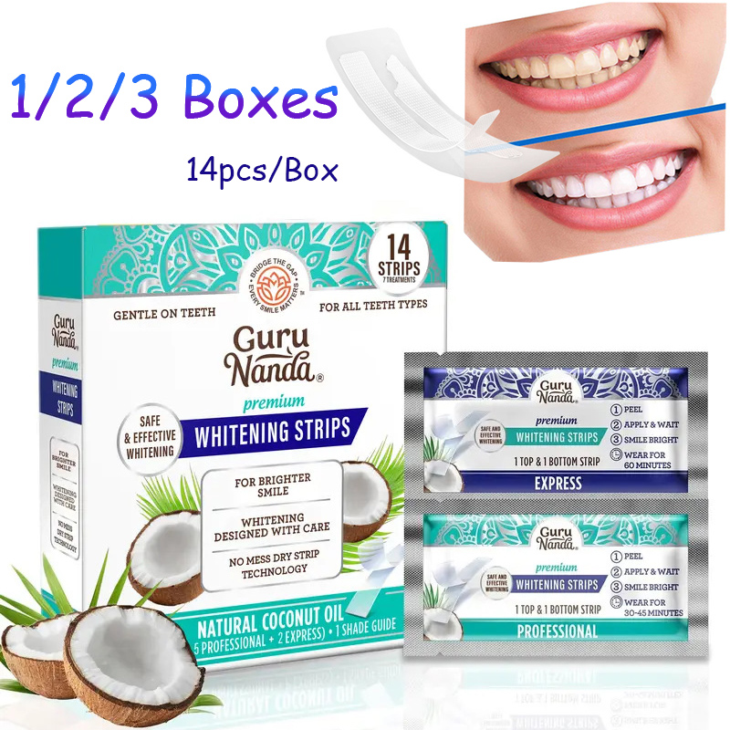 14 pièces/boîte Bandes blanchi - Teeth Whitening Essence avis et prix