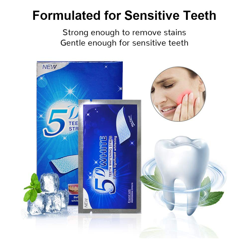 Bandelettes blanchissantes 5D  - Teeth Whitening Procedure avis et prix